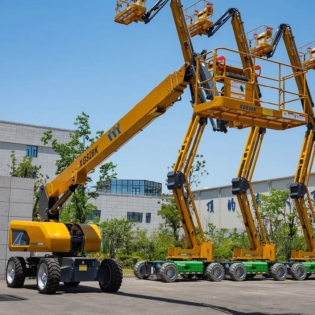 Xgs28K China Brand New 28m Self-Propelled Mobile Telescopic Aerial Work Platform