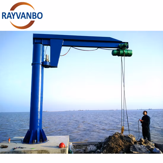 0.25〜10 Tジブクレーンライトタイプワークショップ建設使用2000kg / 3000kg / 500kg旋回アームクレーン